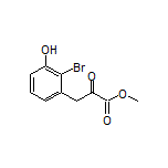 3-(2-溴-3-羟基苯基)-2-氧代丙酸甲酯
