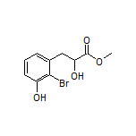 3-(2-溴-3-羟基苯基)-2-羟基丙酸甲酯