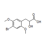 3-(4-溴-2,5-二甲氧基苯基)-2-羟基丙酸