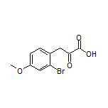3-(2-溴-4-甲氧基苯基)-2-氧代丙酸