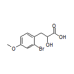 3-(2-溴-4-甲氧基苯基)-2-羟基丙酸