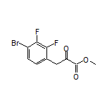3-(4-溴-2,3-二氟苯基)-2-氧代丙酸甲酯