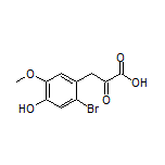 3-(2-溴-4-羟基-5-甲氧基苯基)-2-氧代丙酸