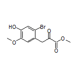 3-(2-溴-4-羟基-5-甲氧基苯基)-2-氧代丙酸甲酯