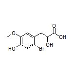 3-(2-溴-4-羟基-5-甲氧基苯基)-2-羟基丙酸
