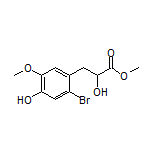 3-(2-溴-4-羟基-5-甲氧基苯基)-2-羟基丙酸甲酯