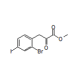 3-(2-溴-4-碘苯基)-2-氧代丙酸甲酯