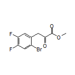 3-(2-溴-4,5-二氟苯基)-2-氧代丙酸甲酯