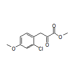 3-(2-氯-4-甲氧基苯基)-2-氧代丙酸甲酯