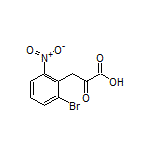 3-(2-溴-6-硝基苯基)-2-氧代丙酸