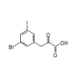 3-(3-溴-5-碘苯基)-2-氧代丙酸