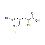 3-(3-溴-5-碘苯基)-2-羟基丙酸