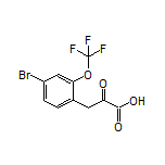 3-[4-溴-2-(三氟甲氧基)苯基]-2-氧代丙酸