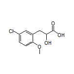 3-(5-氯-2-甲氧基苯基)-2-羟基丙酸