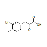 3-(3-溴-4-甲基苯基)-2-氧代丙酸
