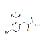 3-[4-溴-2-(三氟甲基)苯基]-2-氧代丙酸