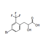 3-[4-溴-2-(三氟甲基)苯基]-2-羟基丙酸