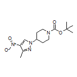 1-Boc-4-(3-甲基-4-硝基-1-吡唑基)哌啶