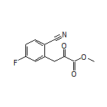 3-(2-氰基-5-氟苯基)-2-氧代丙酸甲酯