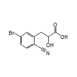 3-(5-溴-2-氰基苯基)-2-羟基丙酸