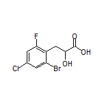 3-(2-溴-4-氯-6-氟苯基)-2-羟基丙酸