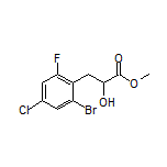 3-(2-溴-4-氯-6-氟苯基)-2-羟基丙酸甲酯