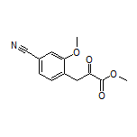 3-(4-氰基-2-甲氧基苯基)-2-氧代丙酸甲酯