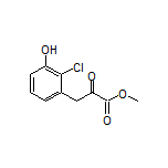 3-(2-氯-3-羟基苯基)-2-氧代丙酸甲酯