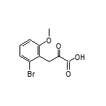 3-(2-溴-6-甲氧基苯基)-2-氧代丙酸