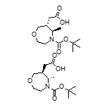 2-(反式-4-Boc-5-甲基-1,4-氧氮杂环庚烷-6-基)乙酸