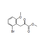 3-(2-溴-6-甲氧基苯基)-2-氧代丙酸甲酯