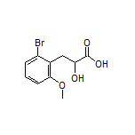 3-(2-溴-6-甲氧基苯基)-2-羟基丙酸