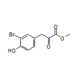 3-(3-溴-4-羟基苯基)-2-氧代丙酸甲酯