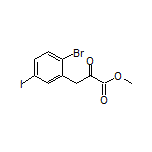 3-(2-溴-5-碘苯基)-2-氧代丙酸甲酯