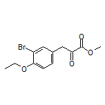 3-(3-溴-4-乙氧基苯基)-2-氧代丙酸甲酯