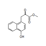 3-(4-羟基-1-萘基)-2-氧代丙酸甲酯