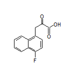 3-(4-氟-1-萘基)-2-氧代丙酸