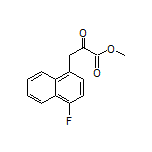3-(4-氟-1-萘基)-2-氧代丙酸甲酯