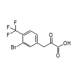 3-[3-溴-4-(三氟甲基)苯基]-2-氧代丙酸