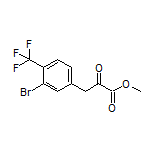 3-[3-溴-4-(三氟甲基)苯基]-2-氧代丙酸甲酯