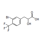 3-[3-溴-4-(三氟甲基)苯基]-2-羟基丙酸