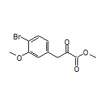 3-(4-溴-3-甲氧基苯基)-2-氧代丙酸甲酯