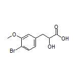 3-(4-溴-3-甲氧基苯基)-2-羟基丙酸