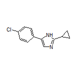 5-(4-氯苯基)-2-环丙基-1H-咪唑