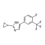 2-环丙基-5-[4-氟-3-(三氟甲基)苯基]-1H-咪唑