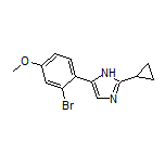 5-(2-溴-4-甲氧基苯基)-2-环丙基-1H-咪唑