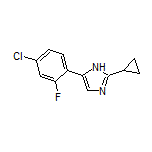 5-(4-氯-2-氟苯基)-2-环丙基-1H-咪唑