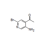 1-(5-氨基-2-溴-4-吡啶基)乙酮