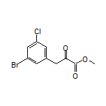 3-(3-溴-5-氯苯基)-2-氧代丙酸甲酯