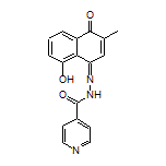 N’-[8-羟基-3-甲基-4-氧代萘-1(4H)-亚基]异烟酰肼
